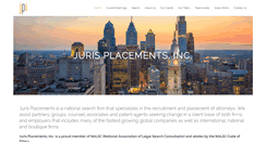 Desktop Screenshot of jurisplacements.com